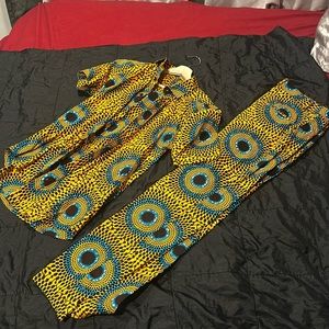 Ghana two piece suit